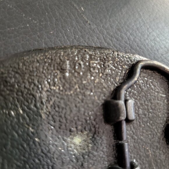 1970'S VINTAGE NATIVE AMERICAN END OF TRAIL BRASS BELT BUCKLE - Picture 4 of 4